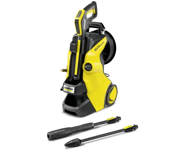 Aparat de spalat cu presiune K 5 Premium Power Control, 2100 W, motor racit cu apa, debit 500 l/h, presiune 145 bar, Pistol Power Control G 160 Q, Lance Vario Power Jet, Lance cu jet rotativ, Sistem Quick Connect pe aparat