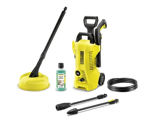 Aparat de spalat cu presiune Karcher K 2 Power Control Home, 1400 W, debit 360 l/h, presiune 110 bar, dispozitiv pentru curatarea suprafetelor mari T 1, detergent 0.5 l, Pistol de presiune ridicata G 120 Q