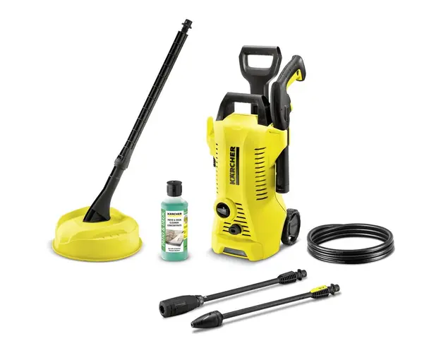 Aparat de spalat cu presiune Karcher K 2 Premium Power Control Home, 1400 W, debit 360 l/h, presiune 110 bar, Dispozitiv de curatat suprafete din exterior T 1, Detergent pentru terase 0.5 l, Pistol de presiune ridicata G 120 Q