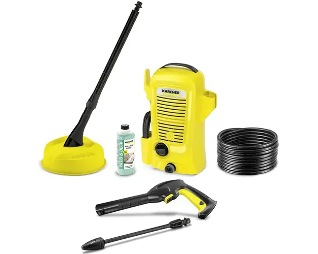 Aparat de spalat cu presiune Karcher K 2 Universal Edition Home, 1400 W,110 bar presiune maxima, 360 l/h debit maxim,include Home Kit si detergent casa