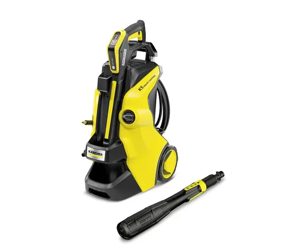 Aparat de spalat cu presiune Karcher K 5 Smart Control, 2100 W, 145 bar, Smart Control, luetooth, Sistem Plug &#039;n&#039; Clean, 3-in-1 Multi Jet