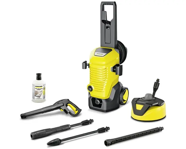 Aparat de spalat cu presiune Karcher K 5 WCM Premium Home, 2100 W, motor racit cu apa, debit 500 l/h, presiune 145 bar, Dispozitiv T 5, detergent 1 l, Lance Vario Power Jet, Lance cu jet rotativ
