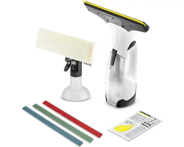 Aspirator de geamuri Karcher WV 2 Multifunctionality Promotion, 1.633-662.0, 35 min, Capacitate rezervor apa 100 ml, Putere de curatare aproximativ 75 m², Alb/Negru