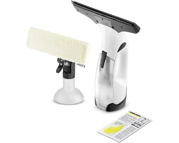 Aspirator de geamuri Karcher WV 2 Plus, 1.633-640.0, 35 min, Capacitate rezervor apa 100 ml, Putere de curatare aproximativ 75 m², Alb/Negru