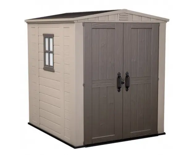 Casuta gradina Curver Factor 6x6 cu usa dubla