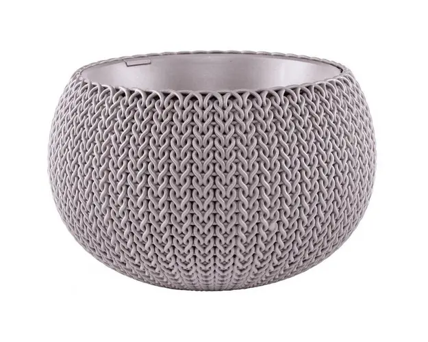 Ghiveci rotund Cozy M, violet, suspendabil, 9.4 L
