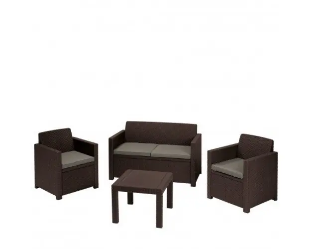 Set mobilier gradina Curver Alabama, maro