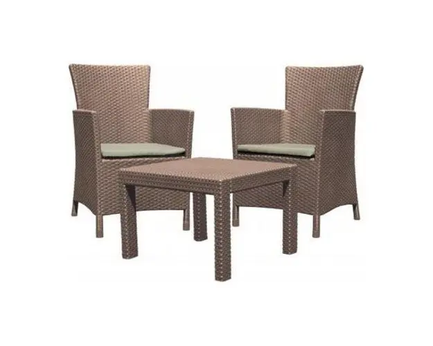 Set mobilier gradina Curver Rosario, cappuccino