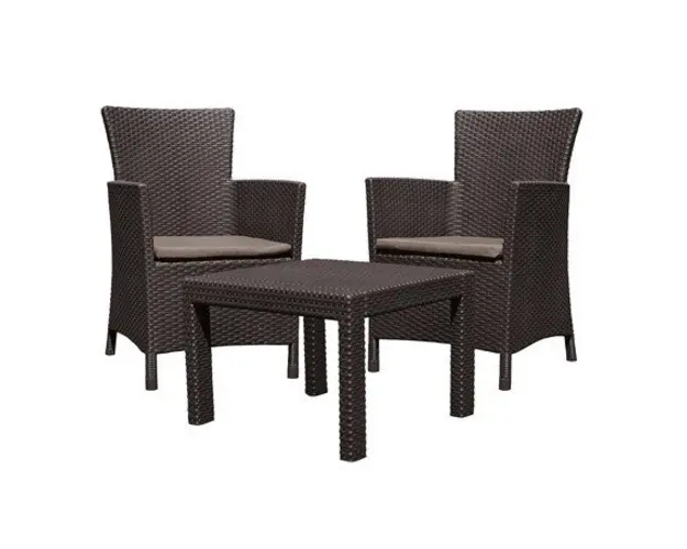 Set mobilier gradina Curver Rosario, maro