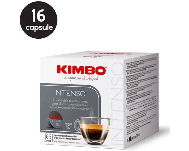 Capsule cafea Kimbo Intenso, compatibile Dolce Gusto, 16 capsule, 112g