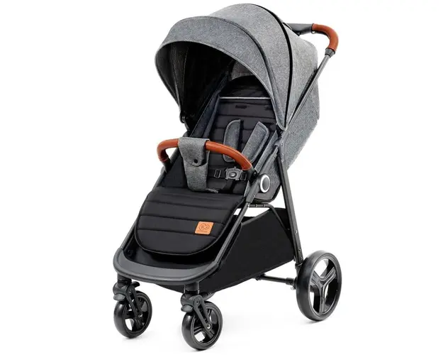 Carucior sport, ultra compact, Kinderkraft Grande Plus, 0-22 kg, grey