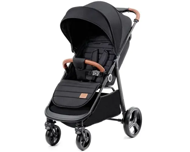 Carucior sport, ultra compact, Kinderkraft Grande Plus, 0-22 kg, negru