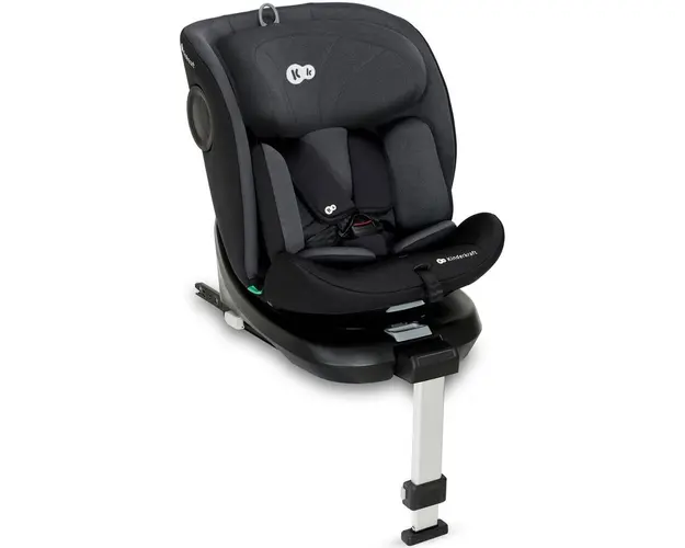 Scaun auto I-size, 40-150 cm, Kinderkraft I-360, black