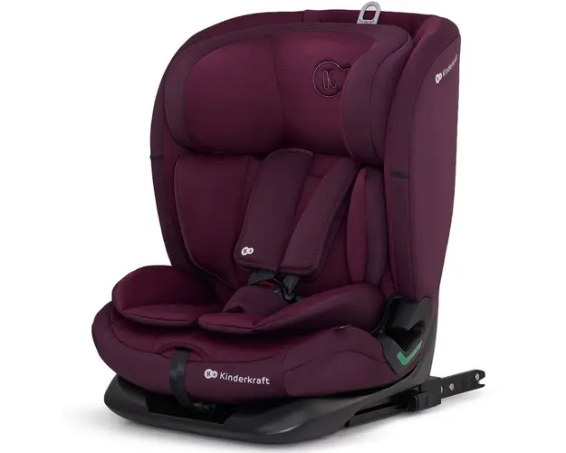 Scaun auto I-size, 76-150 cm, Kinderkraft Oneto 3, ISOFIX, cherry pearl