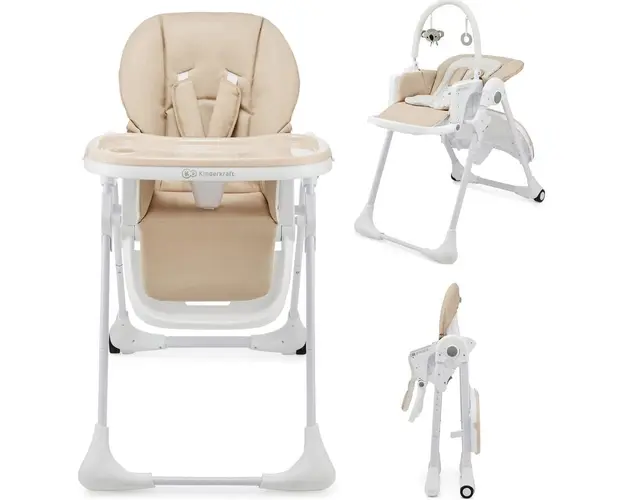 Scaun de masa, Kinderkraft Tummie, beige