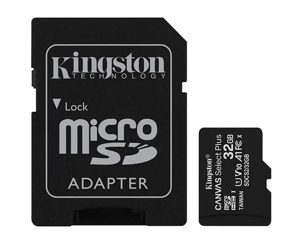 Card de memorie Kingston 32GB micSDHC Canvas Select Plus 100R A1 C10