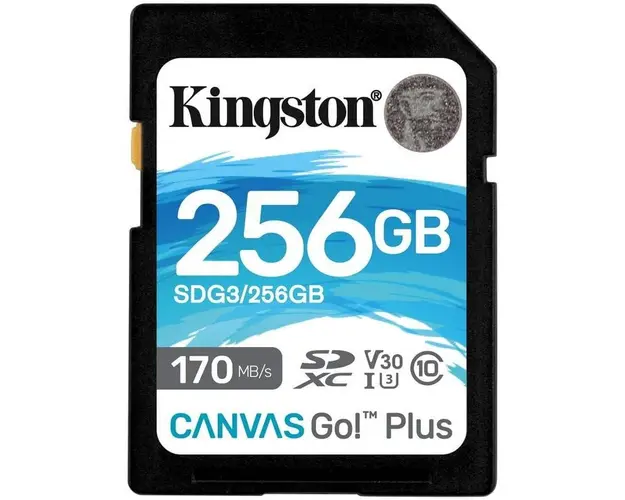 Card memorie Kingston SDXC Canvas GO Plus Clasa 10 UHS-I 256GB