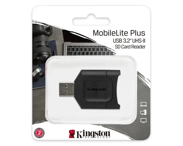 Cititor de carduri Kingston, MOBILELITE PLUS, USB 3.2, MicroSD