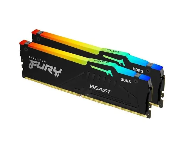 Memorie FURY Beast RGB 32GB DDR5 5600MHz CL36 Dual Channel Kit