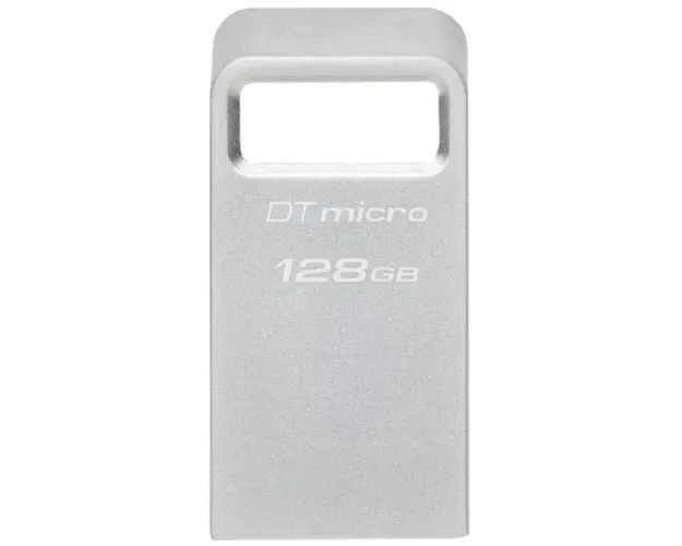 Memorie USB Kingston 128GB DataTraveler Micro 200MB/s Metal USB 3.2 Gen 1