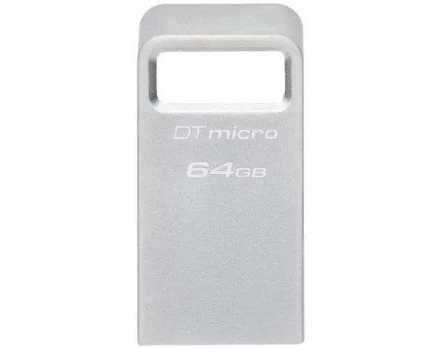 Memorie USB Kingston 64GB DataTraveler Micro 200MB/s Metal USB 3.2 Gen 1