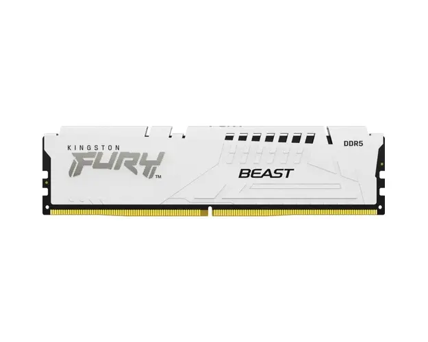 Memorie RAM DDR5, 32GB, 5600MHz, CL36, 1.35V, FURY Beast White, RGB