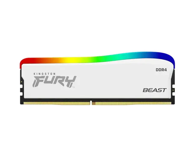 Memorie RAM FURY Beast RGB White Special Edition 8GB DDR4 3600Mhz CL17