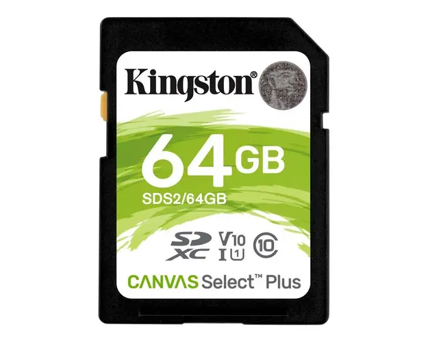 Card Kingston, 64GB, Canvas Select Plus, Clasa 10 UHS-I, R/W 100/85 MB/s