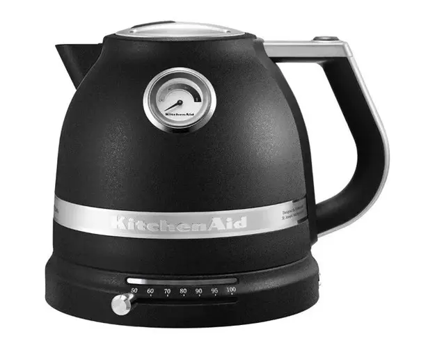 Fierbator electric KitchenAid Artisan iron Black 5KEK1522EBK, 2400W, 1.5l, Negru