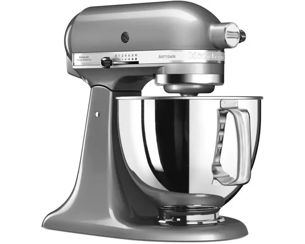 Mixer cu bol KITCHENAID Artisan 5KSM125ECU, 4.8l, 300W, 10 trepte viteza, gri inchis
