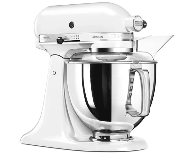 Mixer cu bol KitchenAid Artisan 5KSM175PSEWH, 300W, 4.8L, White