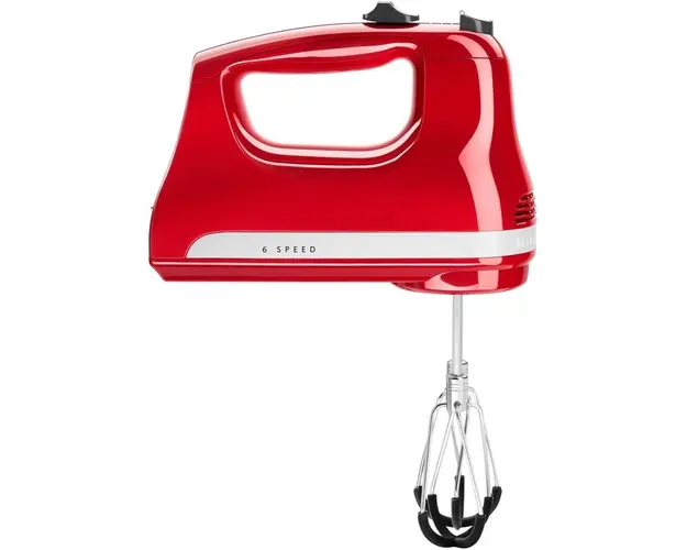 Mixer de mana KitchenAid 5KHM6118EER, 6 viteze, 60W, empire red