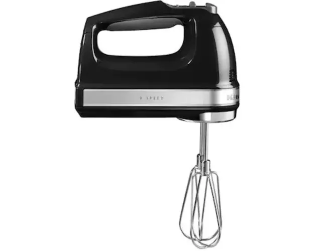 Mixer de mana KitchenAid, 85W, 9 viteze, 85W, Crem