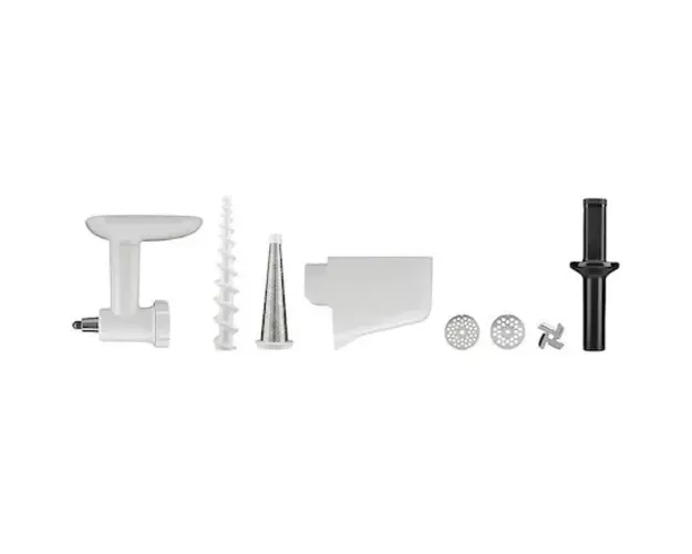 Set accesoriu KitchenAid 5KSMFVSFGA pentru tocat carne + accesoriu pasat si piureuri