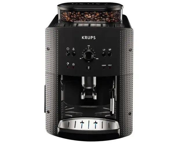 Espressor automat Espresseria Automatic EA810B, dispozitiv spumare, rasnita, ecran LCD, 15 bar, 1.7 l, gri antracit