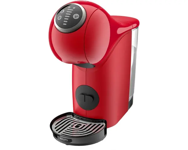 Espressor cu capsule Krups NESCAFE Dolce Gusto Genio S KP340531, 1500W, 15 bari, rezervor de 0.8L, Bauturi calde si reci, Rosu