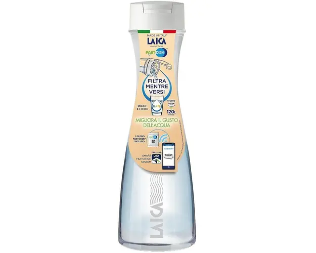 Carafa filtranta Laica GlasSmart, sticla, 1.1 L
