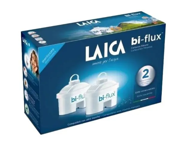 Filtre Laica Biflux pentru cana de filtrare apa, 2 buc