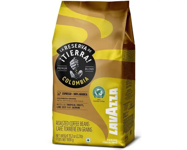 Cafea boabe Lavazza Tierra Columbia, 1Kg