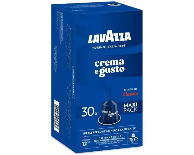Cafea capsule Lavazza Crema &amp; Gusto, compatibile Nespresso, 30 x 5.7 g