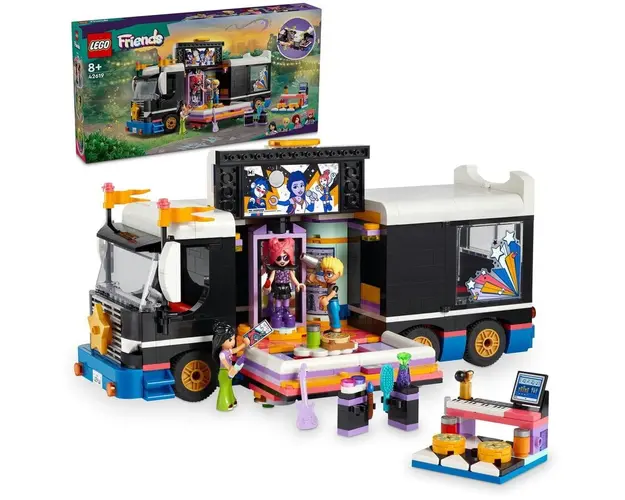 Autocar de turneu pentru staruri pop 42619, 845 piese, Friends