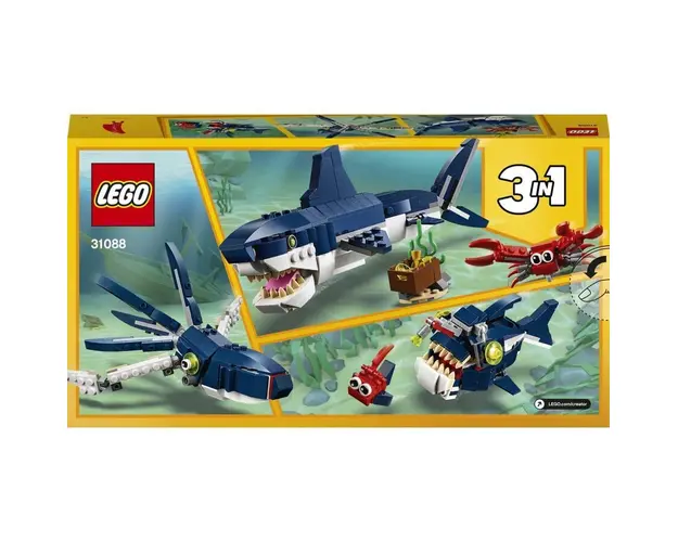 LEGO Creator Creaturi marine din adancuri 31088, 7 ani+, 230 piese