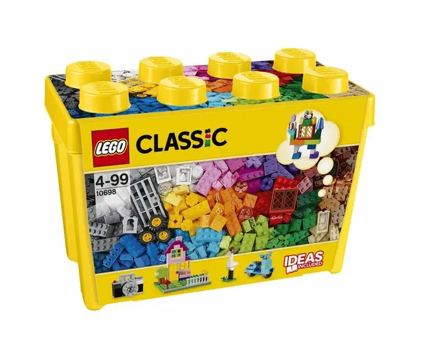 LEGO Classic Cutie mare de constructie creativa 10698, 4 ani+, 790 piese