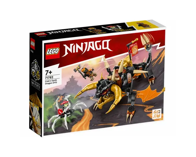 LEGO Ninjago - Dragonul de pamant EVO al lui Cole 71782, 285 piese