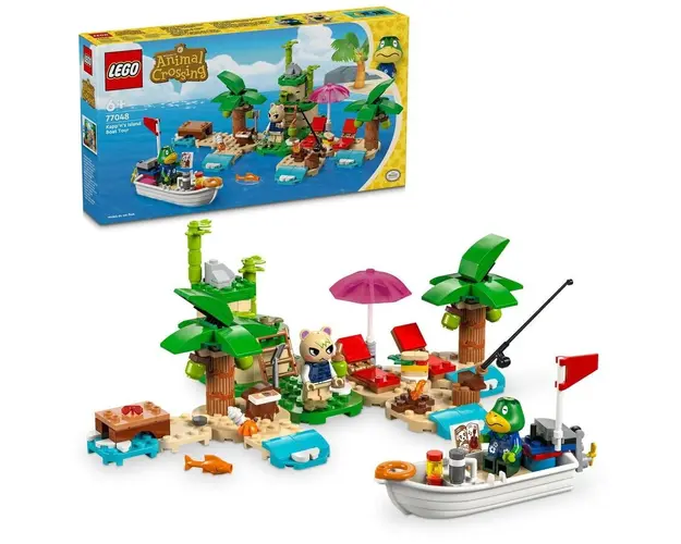 LEGO® Animal Crossing - Turul de insula in barca al lui Kapp&#039;n 77048, 233 piese