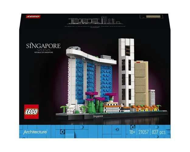 LEGO® Architecture - Singapore 21057, 827 piese