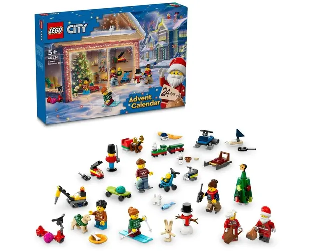 LEGO® City - Calendar de advent 60436, 195 piese