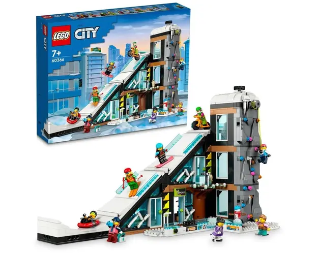 LEGO® City - Centru de schi si escalada 60366, 1045 piese