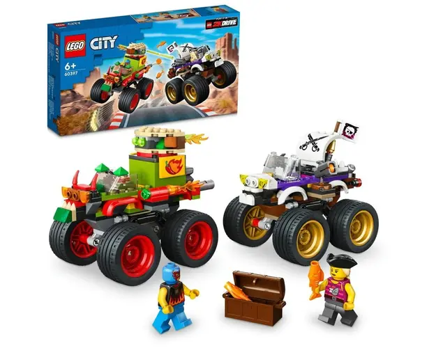 LEGO® CITY - Cursa cu monster truck-uri 60397, 301 piese