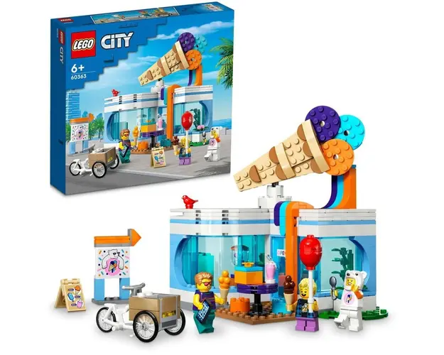LEGO® City - Magazin de inghetata 60363, 296 piese